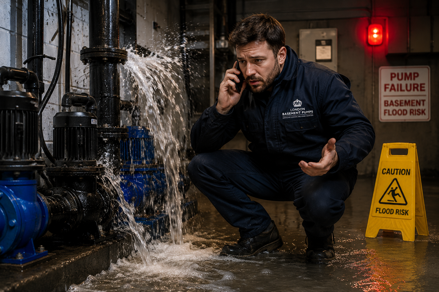 London’s Trusted Pump Breakdown Specialists London's leading basement pump specialist 24/7